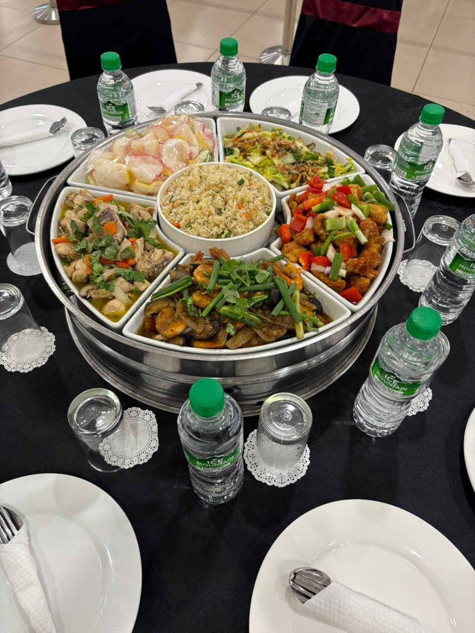 Buffet spread for company event