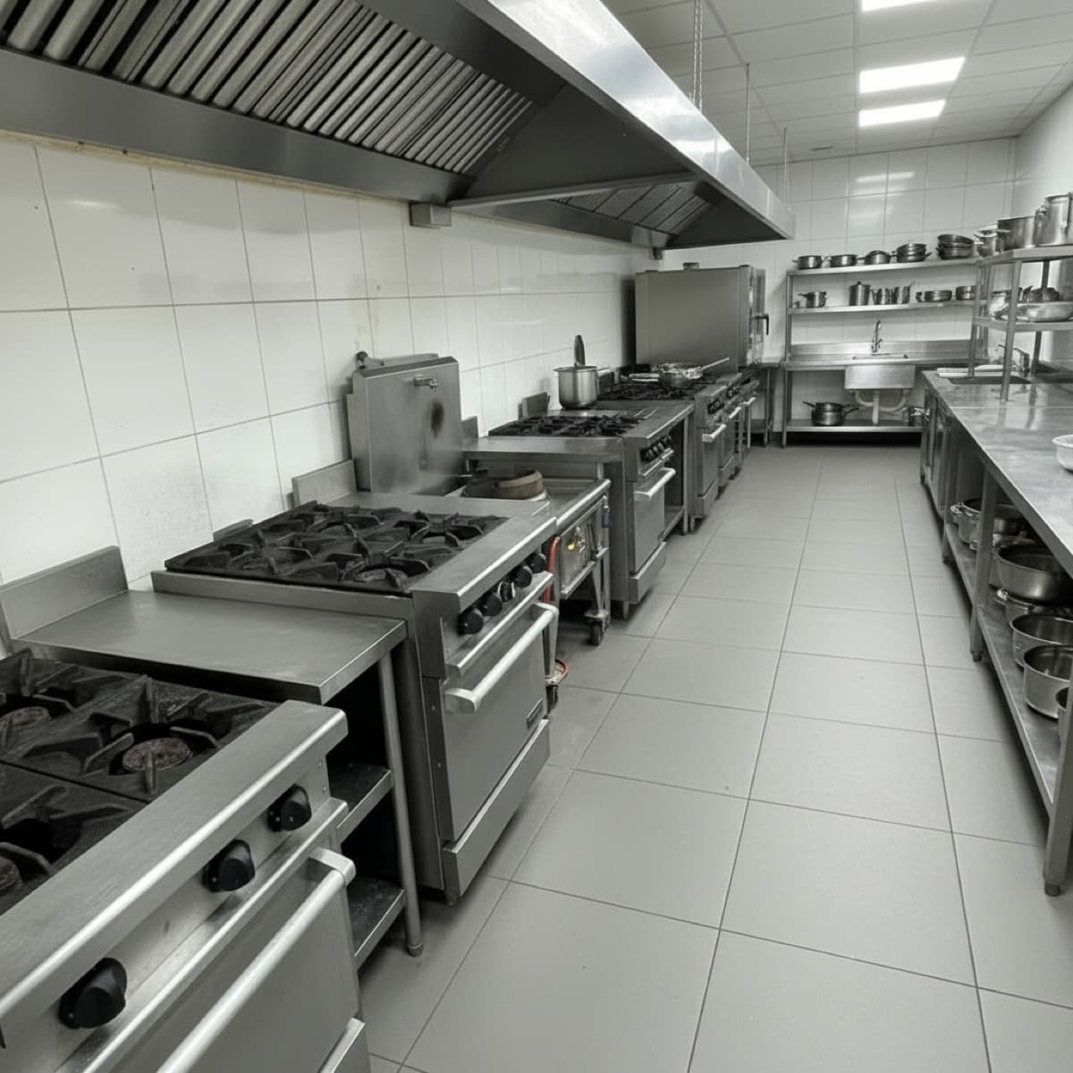Central kitchen food production area